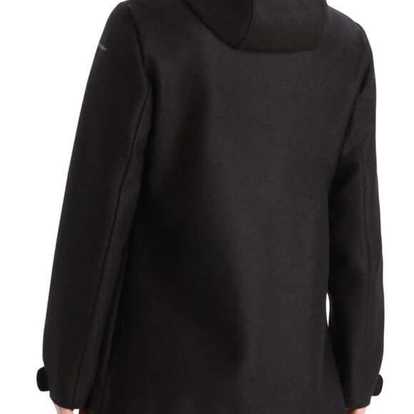 Icebreaker Felted Merino Wool Hooded Jacket - Black, XS - Picture 7 of 8
